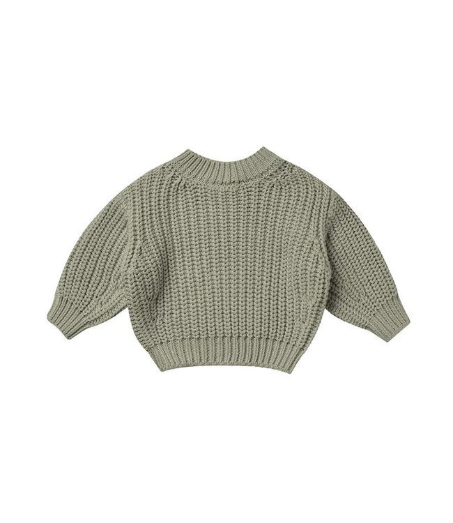 Quincy mae Quincy Mae knit sweater chunky basil