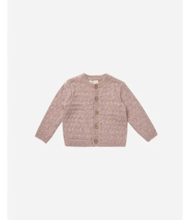 Quincy mae Quincy Mae knit cardigan mauve