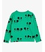 Mini Rodini Mini Rodini tee ritzrats aop longsleeve green