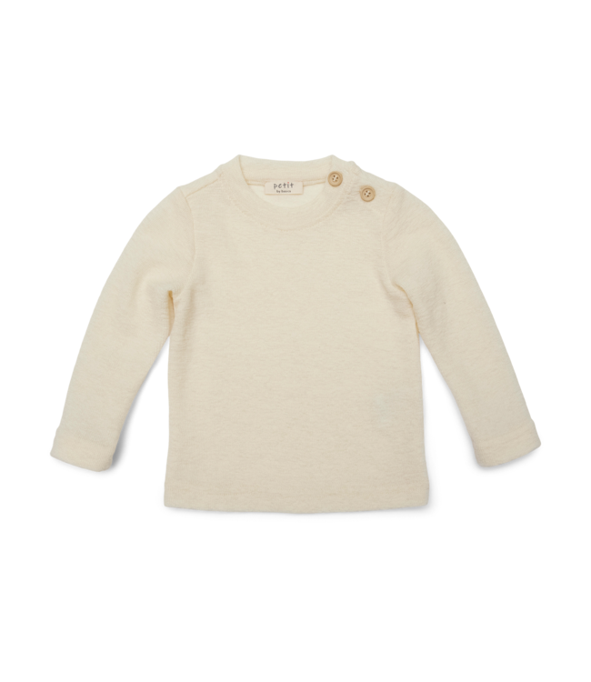 Petit by basics Petit by basics baby  longsleeve luca raw white