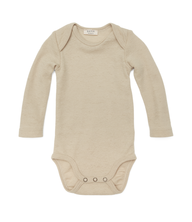 Petit by basics Petit by basics baby romper storm almond milk