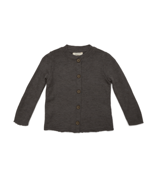 Petit by basics Petit by basics baby cardigan saga chestnut