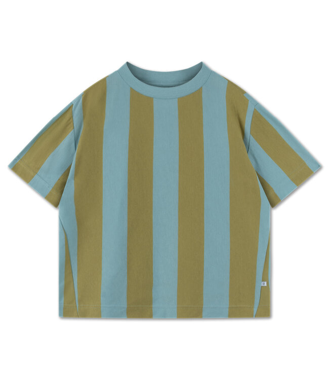 Repose Ams Repose Ams t-shirt golden reef block stripe