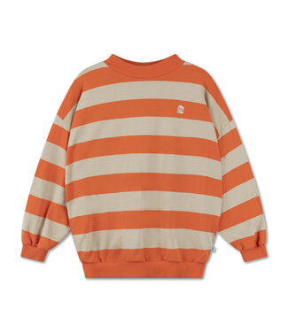 Repose Ams Repose Ams sweater evergreen firecracker block stripe