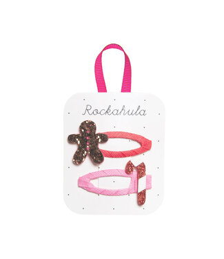 Rockahula Rockahula gingerbread and candy cane clips