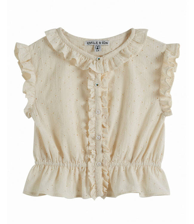 Emile Et Ida Emile et ida blouse broderie anglaise chantilly