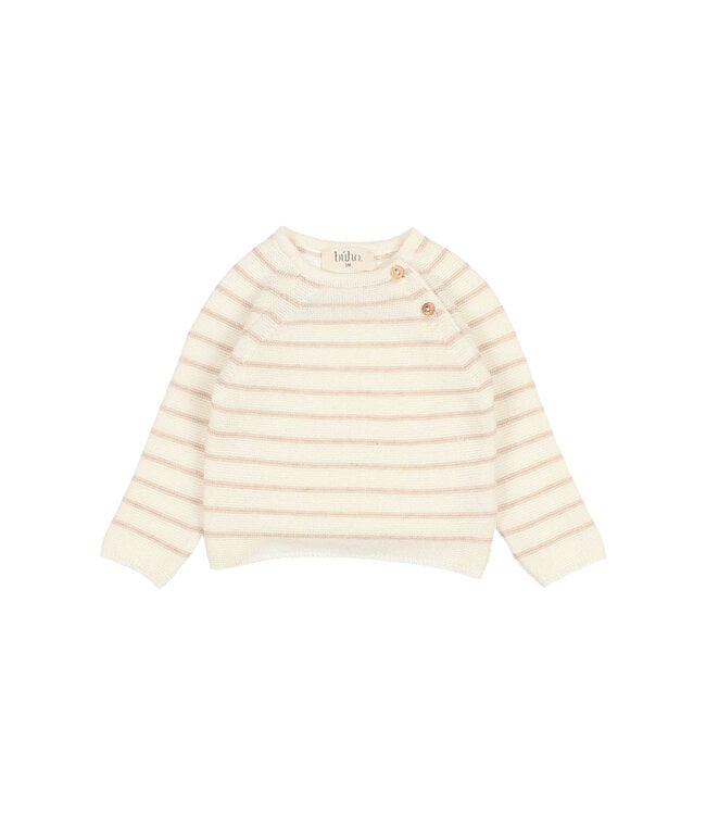 Buho Buho baby jumper stripes sand