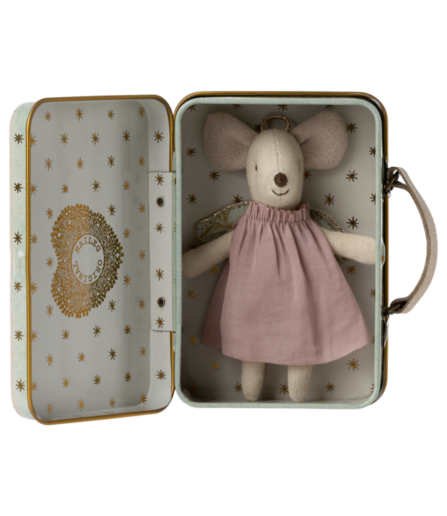 Maileg Maileg angel mouse in suitcase