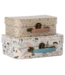 Maileg Maileg suitcase with fabric wildlife print