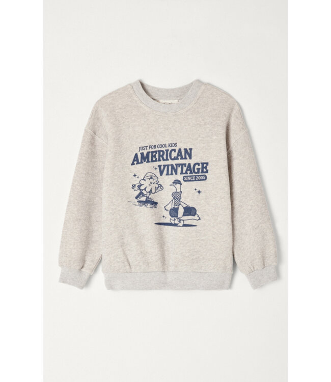 American Vintage American Vintage kids sweater kodytown mildred polaire chine