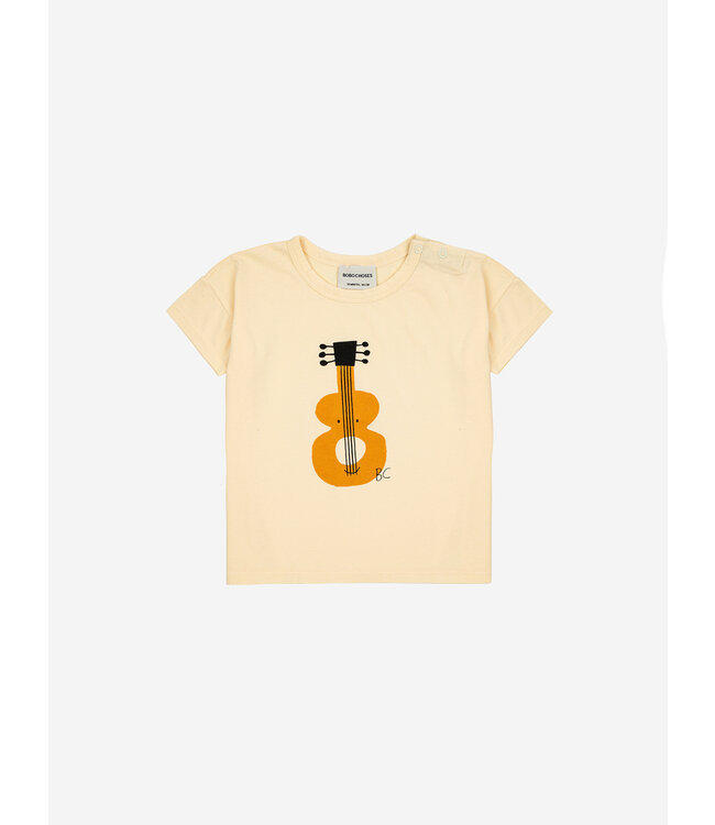 Bobo Choses Bobo Choses baby t-shirt acoustic guitar yellow