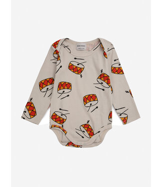 Bobo Choses Bobo Choses baby romper play the drum grey