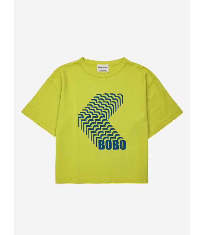 Bobo Choses Bobo Choses  t-shirt  shadow lime green