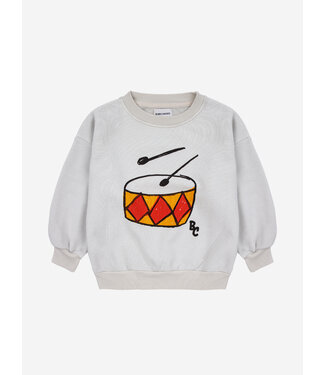 Bobo Choses Bobo Choses sweater play the drum grey