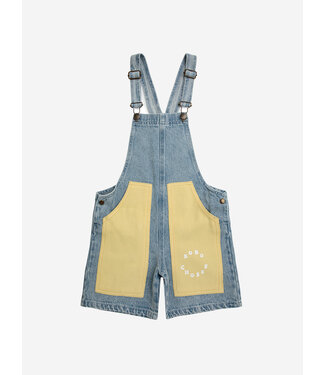 Bobo Choses Bobo Choses short  dungaree circle denim