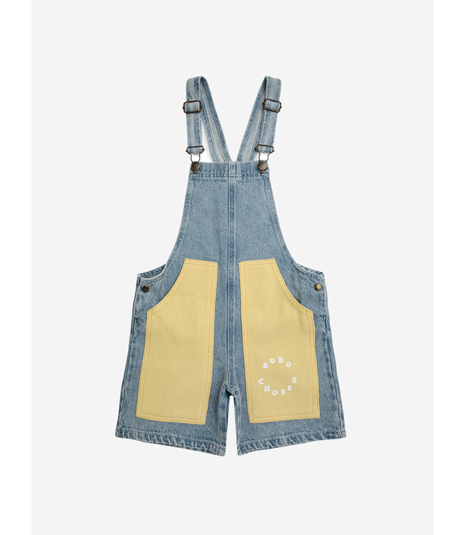 Bobo Choses Bobo Choses short  dungaree circle denim