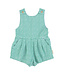 Piupiuchick Piupiuchick short jumpsuit blue w/ green animal print