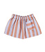 Piupiuchick Piupiuchick short skirt orange & purple stripes