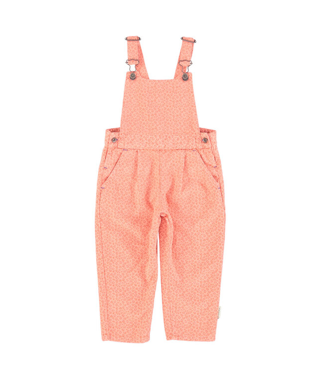 Piupiuchick Piupiuchick dungarees pink w/ animal print