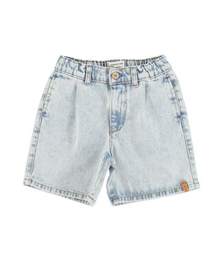 Piupiuchick Piupiuchick boy shorts washed blue denim