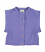 Piupiuchick Piupiuchick sleeveless waistcoat purple w/ hot hot print
