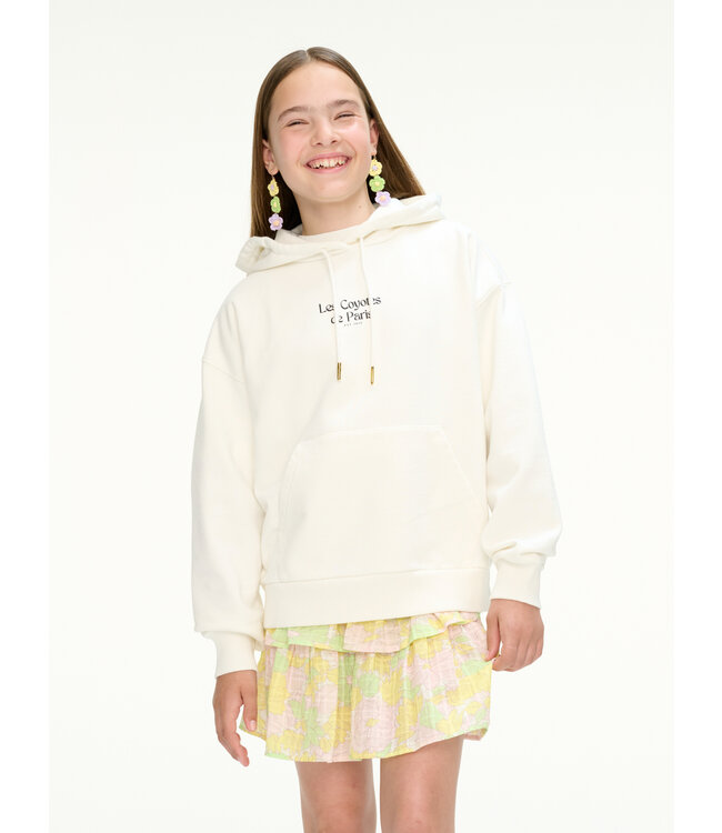 Les Coyotes de paris Les Coyotes de paris oversized connoli hoodie off white