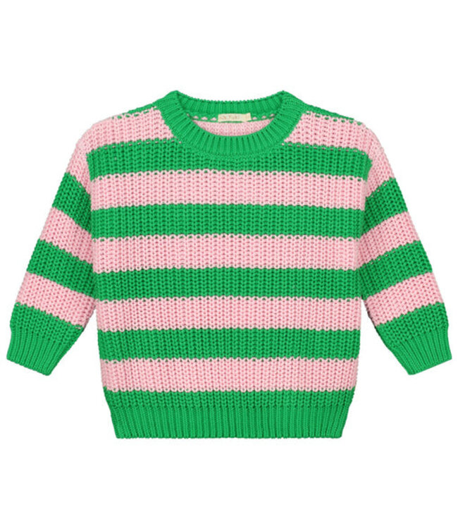 Yuki Yuki chunky knitted sweater spring stripes