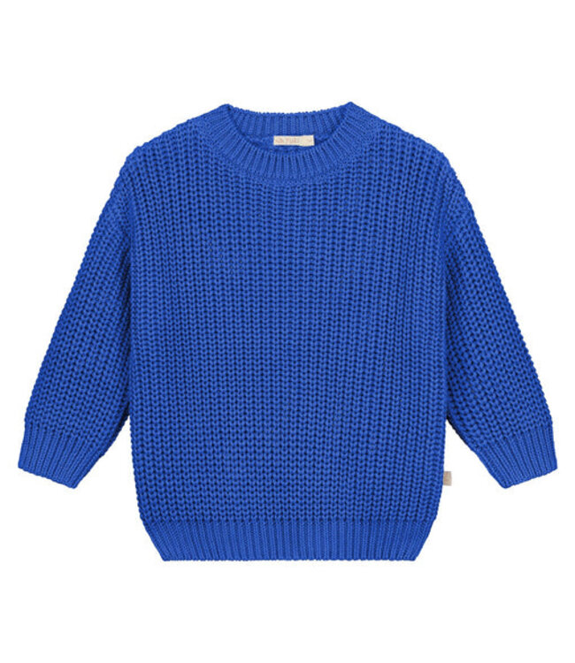 Yuki Yuki chunky knitted sweater blueberry