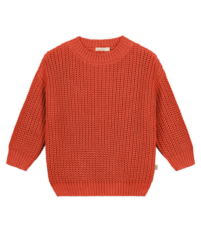 Yuki Yuki chunky knitted sweater mandarin