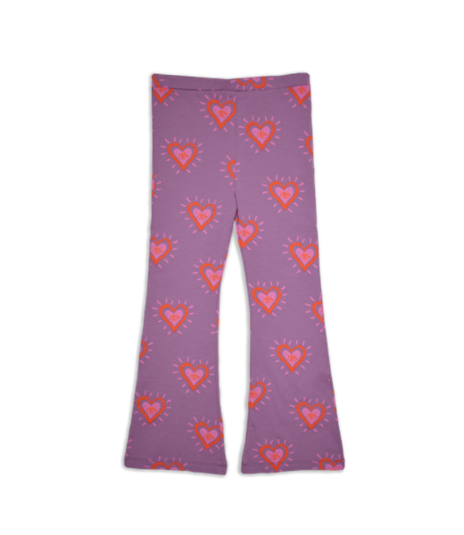 Ammehoela Ammehoela flared liv eye heart print