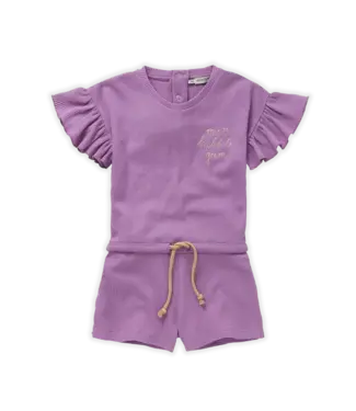 Sproet & Sprout Sproet & Sprout ruffle jumpsuit venice purple