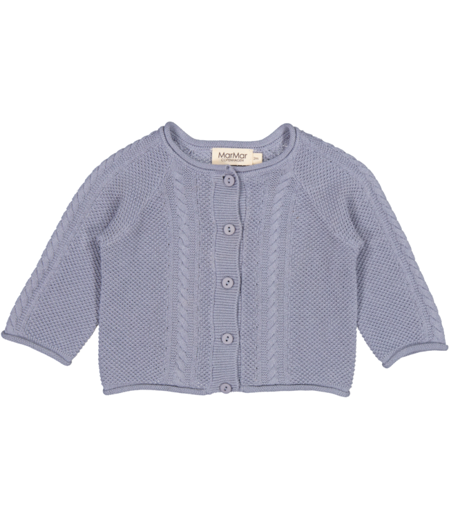 MarMar Copenhagen Marmar Copenhagen baby cardigan tolla cable monsoon blue