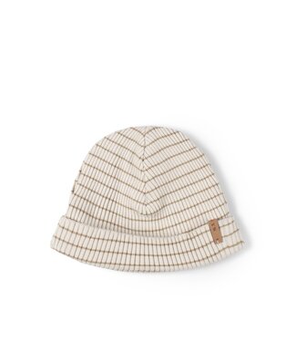 Nixnut Nixnut rib beanie biscuit stripe