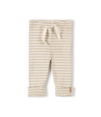 Nixnut Nixnut baby rib legging biscuit stripe