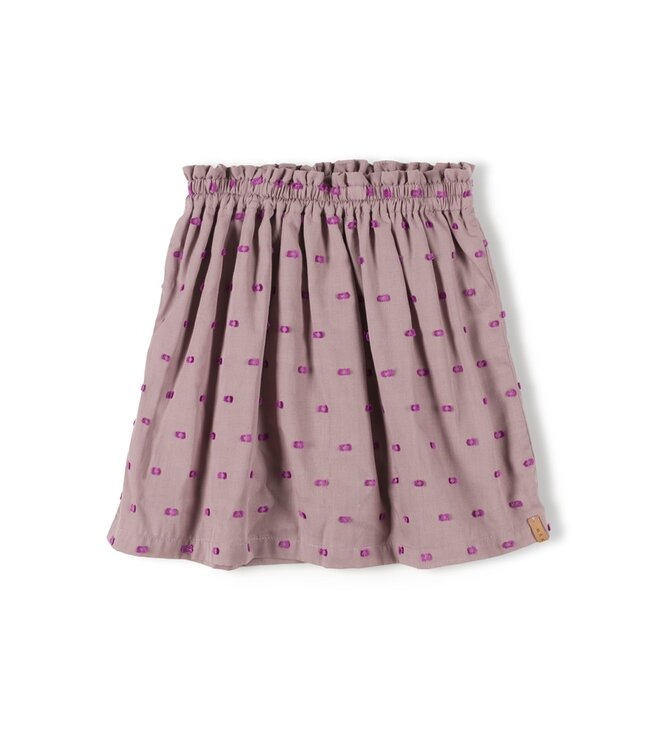 Nixnut Nixnut lin skirt lotus dot