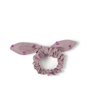 Nixnut Nixnut bow scrunchie lotus dot