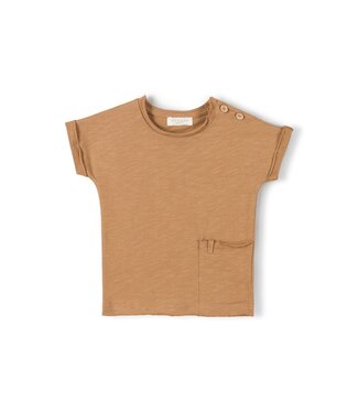 Nixnut Nixnut baby t-shirt caramel