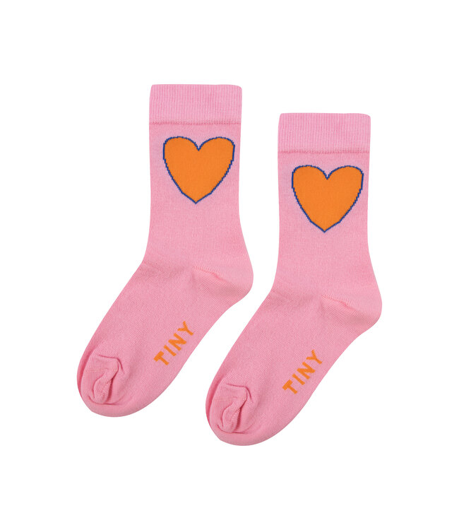 Tiny Cottons Tiny Cottons socks heart pink