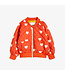 Mini Rodini Mini Rodini jacket baseball hearts red