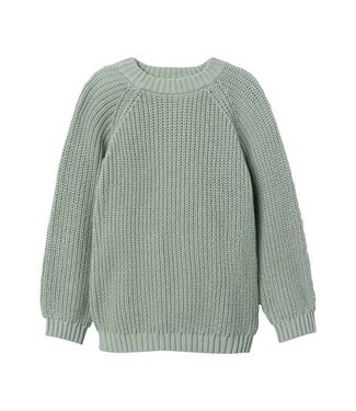 Lil 'Atelier Lil 'Atelier knit sweater jan jadeite