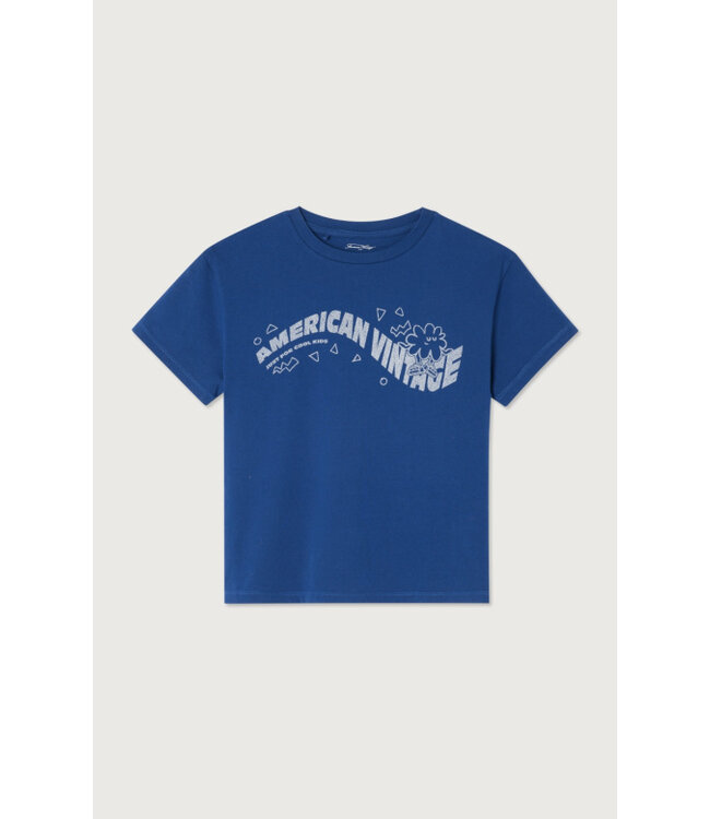 American Vintage American Vintage kids t-shirt fizvalley bleu roi vintage