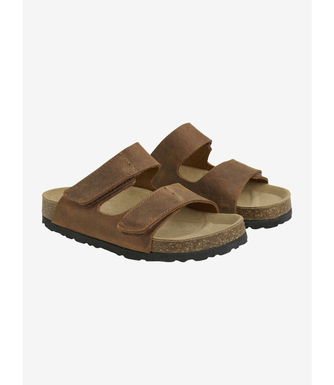 Enfant Enfant sandal nubuck leather acorn