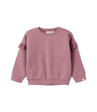 Lil 'Atelier Lil 'Atelier baby sweater doris nostalgia rose