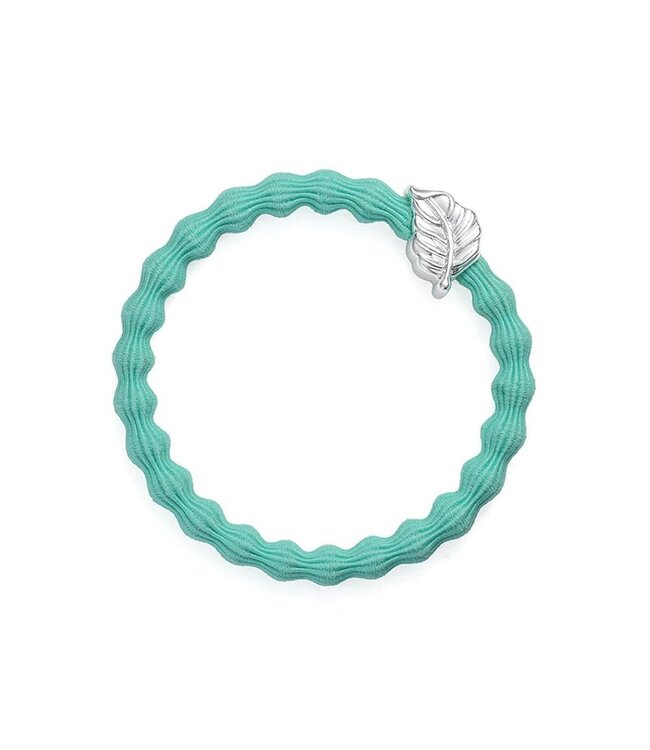 By Eloise By Eloise bangle band silver  leaf turquoise
