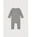 Gray label Gray label baby onesie with snaps grey melange