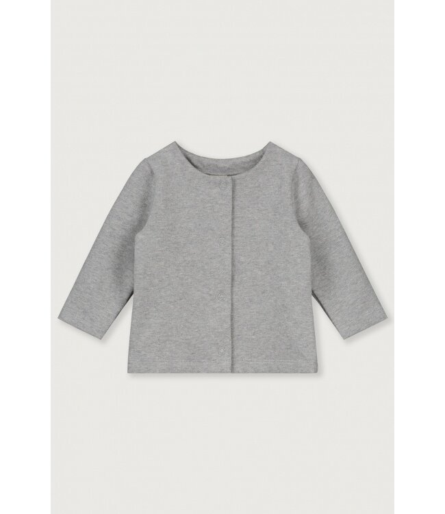 Gray label Gray label baby cardigan grey melange