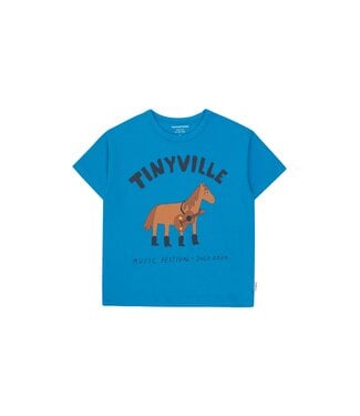 Tiny Cottons Tiny Cottons festival tee blue