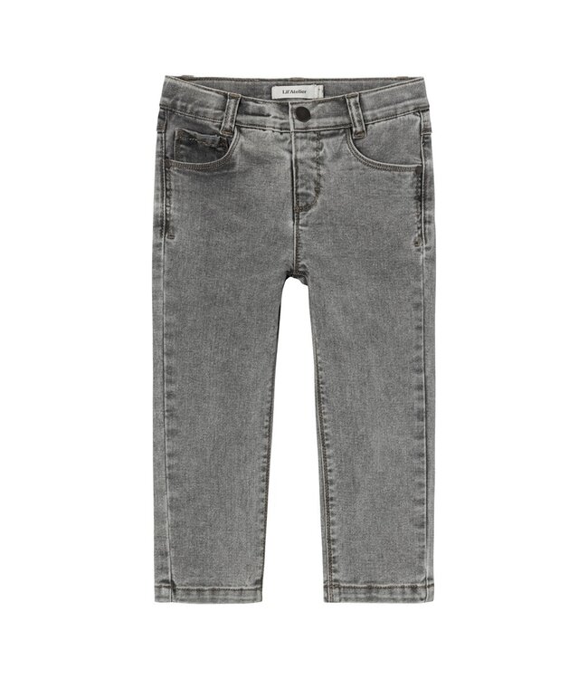 Lil 'Atelier Lil 'Atelier regular jeans ryan light grey denim