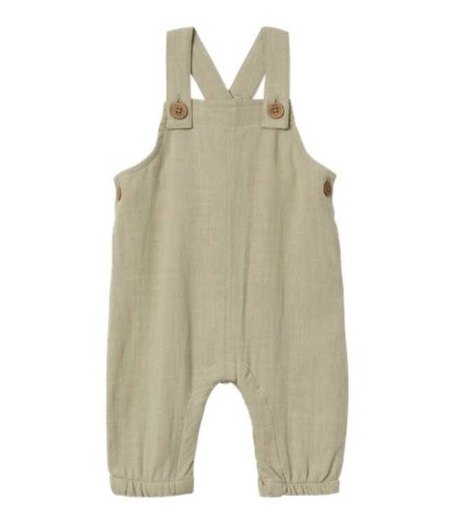 Lil 'Atelier Lil 'Atelier baby dolie loose overall moss gray
