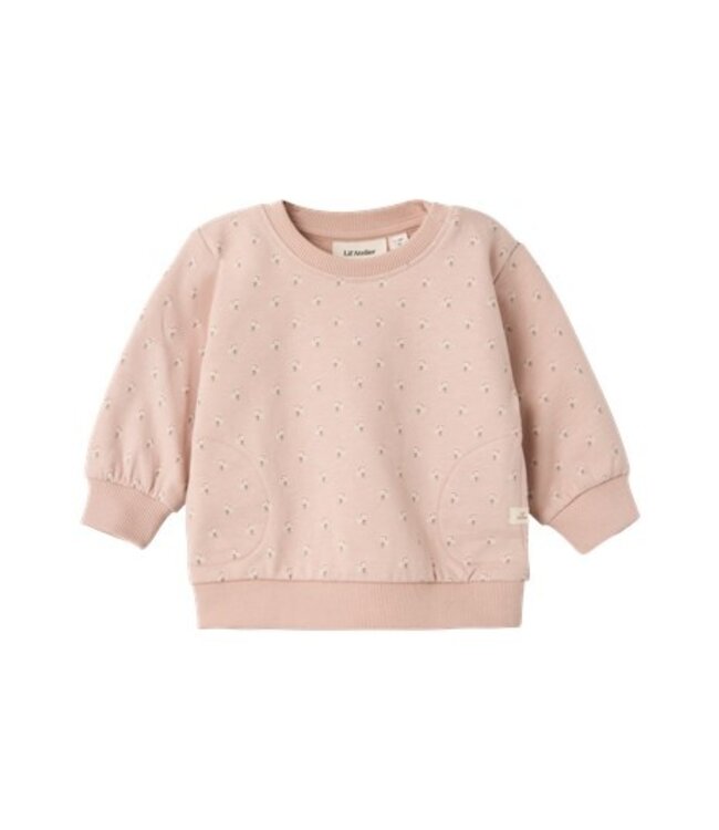 Lil 'Atelier Lil 'Atelier baby sweater fanja rose dust